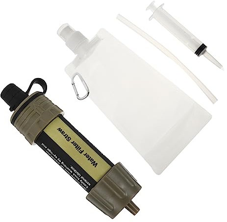 BESPORTBLE 1 Bouteille Deau Potable Portable Pour Le Camping Purificateur Deau Voyage Mini Filtre À Eau Dextérieur