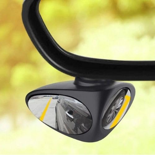 Weitwinkel Auto Seitenspiegel Aufkleber - Universal Fit für PKW, LKW, SUV und Busse - Einfache Installation, Super starker Kleber für sicherere Spurwechsel und bessere Sichtbarkeit