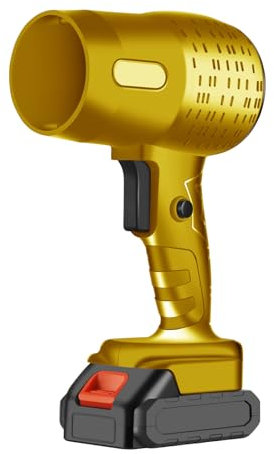 OPPUM LB80-Pro Cordless Leaf Blower - 21V 35000RPM Stepless Speed, 2X 3.0Ah Batteries, Ultra-Light 1.12lbs, 50-120dB Adjustable for Yard, Patio, Garage Cleaning (LB80-Pro(Blue))