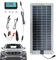 Chargeur d'égouttement de panneau solaire - 30w 12v Waterproof Solar Panneau Chargeur de batterie pour voiture - Chargeur solaire, Plug and Play Chargeur de batterie solaire pour battre