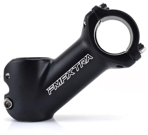 HOUSON Fahrrad Vorbau ±45° - 6061 Alu - 60mm Höhen - Doppelschrauben-Sicherung - Für MTB/Trekking (schwarz)