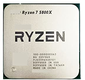 R 7 5800X R7 3.8 GHz Eight-Core 16-Thread CPU Processor 7NM L3=32M 100-000000063 Socket AM4 But Without Cooler