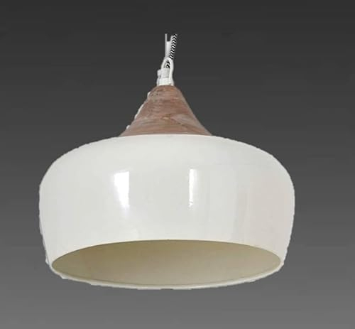 Näve Leuchten Pendelleuchte Metall-Pendelleuchte elfenbein