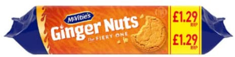 McVitie's Ginger Nut Biscuits 250g x Case of 12
