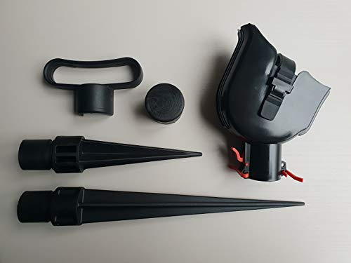 FreeRover Free60 Retractable Lead Holder, 360° Tie out stake, Ground anchor, Camping tether, Cork screw, Outdoor Adventures. (Black)