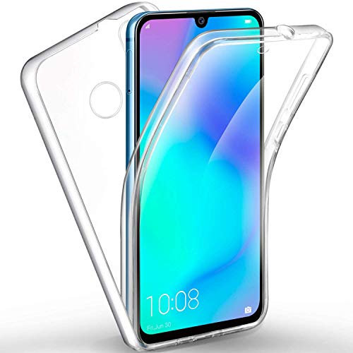 KP TECHNOLOGY Case for Huawei P30 Lite - 360°Full Body Hard PC Back and Soft Silicone TPU Front Integrated Transparent Slim Ultra-Thin Cover Case for Huawei P30 Lite