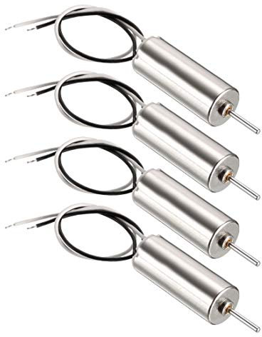 Sourcing Map Lot de 4 micro moteurs DC sans cœur 615 6 x 15 mm 3,7 V 5 2000 tr/min