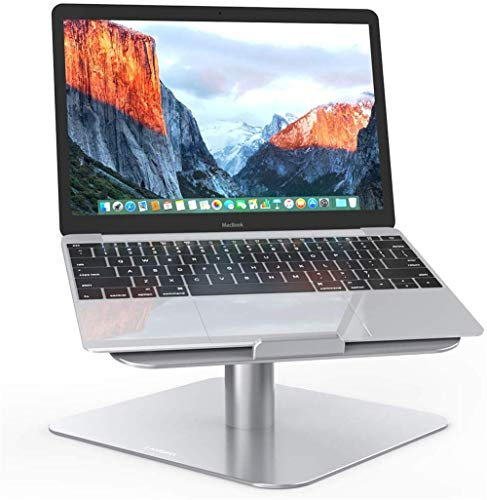 DYHQQ Supporto da Tavolo per Laptop, Girevole a 360 °, Regolabile in Altezza e Universale per Laptop MacBook PRO/Air, HP, Samsung, Acer e Altri Notebook da 10 ~ 17