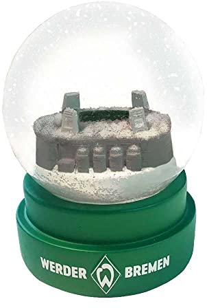 SV Werder Bremen Schneekugel - Deich - Schüttelkugel Traumkugel - Plus Lesezeichen I Love Bremen