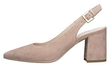 Nero Giardini E012010DE Escarpins Femme en Cuir Velours - Rose poudré 36.5 EU