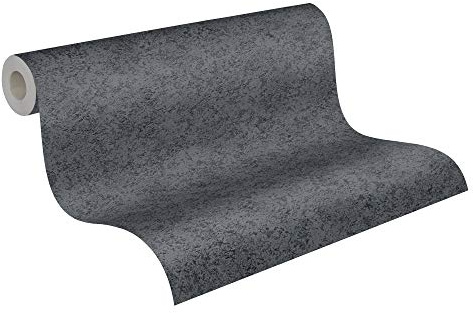 A.S. Création Vliestapete Greyvolution Betontapete Tapete in Betonoptik 10,05 m x 0,53 m schwarz 377784 3777-84