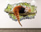 Wandtattoo Roter Panda Wandtattoo Kunstdekoration 3d zerschlagen Tierplakat Kinderzimmer Aufkleber