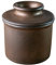 Butter Bell - The Original Butter Bell Crock by L. Tremain, French Ceramic Butter Dish, Classic Retro Matte Finish, Bronze - Reactive Glaze Pottery