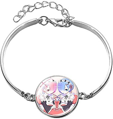 Hot Anime RE: Zero Rem Ram Emilia Charm Armband Re: Life In A Different World From Zero Cosplay Armreifen Fans Kollektion