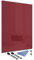 Glas-Magnettafel Rot 60x90 cm Whiteboard Wand Beschreibbar Magnetisch Pinnwand Küche Office Büro mit Zubehör Wochenplaner Abwischbar Deko Memoboard Tafel