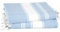 LANE LINEN Toalla de playa 100% algodón con bolsa de playa, 2 piezas para adultos, 39 x 71 pies, toallas de piscina, de gran tamaño, extragrande, toalla de arena de secado rápido, viajes, color azul