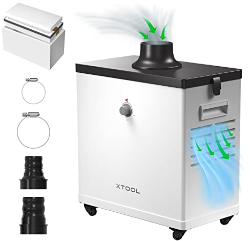 xTool Smoke Purifier for M1/S1/F1 Ultra/M1 Ultra and Most Enclosed Laser Cutter, 3-Stage Filtration, 99.97% Purification Rate, Accessory