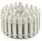Liummrcy Mini Wooden Fence - Bendable Miniature Fence for Fairy Garden Ornaments