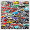 102 Stück Klassische Autos Aufkleber Auto Laptop Telefon Gitarre Skateboard Motorrad Fahrrad Classic Cars Stickers Set Vinyl Wasserdicht Aesthetic Aufkleber für Jugendliche Kinder Erwachsene