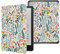 MoKo Hülle Kompatibel mit Kindle Paperwhite 11. Generation 2021, Dünne Leichte Tablet Schutzhülle mit Auto Schlaf/Aufwach PC Rücken für Kindle Paperwhite 6,8 Zoll, Signature Edition, Blume