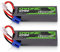 OVONIC Batterie Lipo 2s 7,4 V 5200 mAh 120 C avec Prise EC5 Plug Lipo pour Voiture RC Camion Truggy Quadcopter hélicoptère Camion Bateau Avion (2 pièces)
