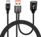 GELRHONR Splitter USB, USB 2,0 A maschio a USB femmina + spina di tipo C, cavo di prolunga di ricarica e trasferimento dati, per stampante/tastiera USB/flash Drive/LED 1M (USB+Type-C)