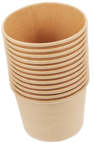 Beaupretty Cuencos De Fideos Multifunción De 16 Oz Desechables De Papel Para Servir En Bodas Fiestas Y Campamentos.