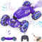 Dysaim Ferngesteuertes Auto ab 6 7 8 9 10 12 Jahre, RC Stunt Car, 360°Drehung Drift 4WD RC Auto mit Handsteuerung, 2.4Ghz Handgesteuertes Auto für Jungen, Mädchen Weihnachten Geschenke Kinder, Violett