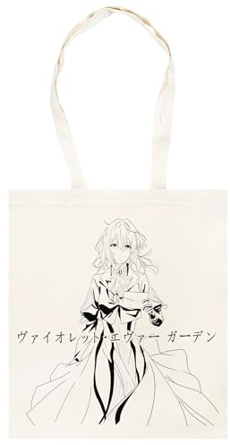 Udaytee Violet Evergarden Character Anime Borsa Shopping Unisex In Cotone Beige