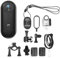 Sxhlseller Katzen Kamerahalsband – 120° Weitwinkel 4K 8MP Haustier Hundehalsband Kamera, Action Kamera 4K 30fps, Tragbare Taschen Körperkamera, Multifunktionale Haustierkatze für (Black)