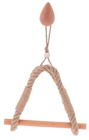 WOONEKY Grey Wall Mounted Tissue Holder Jumbo Toilet Roll Stand Retro Rope Paper Rack