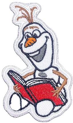 Octory Olaf Bügelbilder zum Aufbügeln für Kleidung, zum Aufnähen oder Aufbügeln, bestickter Aufnäher für Jeans, Hüte, Taschen (Mickey)