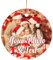 PSUNEY Personalisierte Weihnachtskugeln für Familie mit Foto Text Keramik Weihnachtskugeln 2024 Weihnachtsanhänger Geschenke für Familie Freundin Freunde