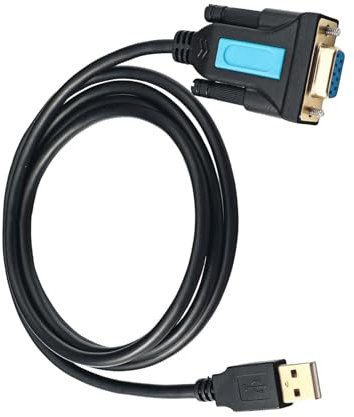 SANRLO Adaptateur USB vers RS232 avec chipset PL2303 - Câble convertisseur USB 2.0 mâle vers RS232 femelle pour scanners et appareils photo