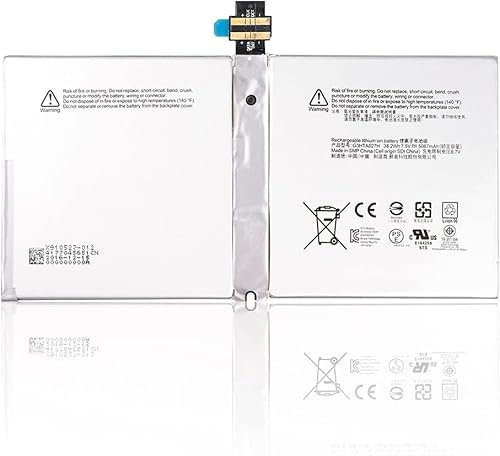 FlyZythrol 7.5V 5087mAh G3HTA027H DYNR01 laptop battery compatible with Microsoft Surface Pro 4 (2015) Pro 4 1724 12.3-inch Series Tablet G3HTA027H