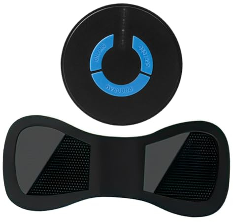 COLLBATH Intelligentes Nackenmassagegerät Leichtes und Kompaktes Kunststoff Massagekissen Multifunktions Massagepflaster mit Vibrationsmassage für Nackenentspannung Unterwegs