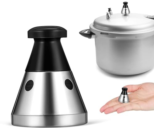 iplusmile 4Pcs Pressure Cooker Valve Stainless Steel Relief Jigger Universal Replacement Regulator Weight Whistle Parts for Kitchen Safe Cooking