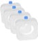 ARTSEWPLY 4 Pack Air Conditioner Fan Ice Blocks Reusable Ice Cubes for Cooler Ice Bag