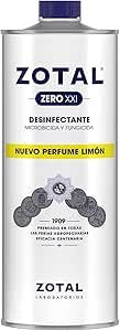 ZOTAL ZERO - Desinfectante Microbicida Limón | Limpieza Profunda | Uso Profesional y Doméstico | Aroma Fresco (2 Unidades - 2 Litros Total)