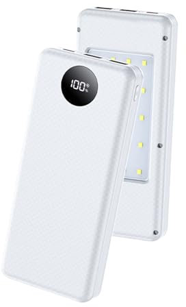 18650 Akku Ladekoffer Abnehmbare Power Case mit LED-Licht USB C Schnellladekoffer Typ C USB Port