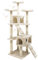Albero per Gatto con Graffiatoio Cuccia Giocattolo Gatti Parco Giochi Tiragraffi in Sisal Naturale 170 x 49 x 49 cm (Colore Beige Conan 30055)