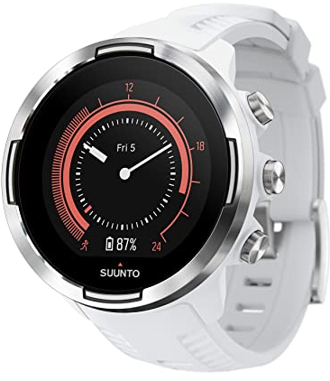SUUNTO 9 Baro Montre Connectée Sport Homme, 80+ Sports, Tracker d'Activités GPS, Smartwatch Intelligent Soins de Santé 24/7, Cardiofréquencemètre, Altimètre, Baromètre, 14 Jours d'Autonomie