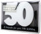 Royal County Products Ltd Happy 50th Birthday Wooden Freestanding Signature Number Keepsake