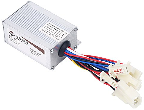 Alomejor 24V 250W Brushed Controller, Speed Brush Motor Controller Box für Elektrofahrrad Roller Dreirad Scooter