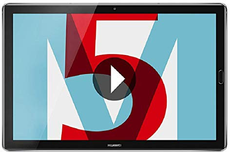 Huawei MediaPad M5 Tablet PC, Kirin 960 Series, eMMC de 32 GB, 4 GB de RAM, Space Gray (Reacondicionado Certificado) gris Grigio, Space Gray 10.8