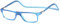 NEW VISION Lunettes, Lunettes Loupe, Lunettes De Lecture Magnétique, Longueur RéGlable Lunette De Lecture Homme Femme, NV2904 (Bleu, 2.5, x)