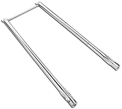 LOKHING 7507 Sostituzione Bruciatori in Acciaio Inossidabile per Weber Spirit 200, Spirit E / S210, 500, Genesis Silver A (con manopole di Controllo Laterali)