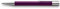 LAMY scala Kugelschreiber 279 – Kuli aus Edelstahl mit Drehmechanik in der Farbe Dunkellila mit integrierter Clip-Drücker-Einheit – Mit Großraummine – Strichbreite M