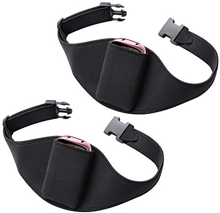 IRASPIN 2 Pack Mic Belt for Fitness Instructors,Vertical Microphone Transmitter Carrier Belt for Fitness Class,Public Speaking,Theatre,Pilates Teachers,Spin Yoga