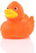 Schnabels Badeente Wings - Geschenk für Geburt Geburtstag Namenstag Kinder Baby Freund-in Mädchen Junge - lustig originell Glücksbringer - Spielzeug Quietsche-Ente Deko Badewanne (Orange)
